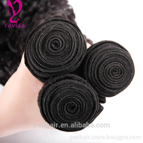 7A Malaysia Kinky Curly Weave Hair Bundles natural curly kinky afro weave Free Shipping